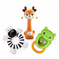 CYC Juego de 3 Sonajas para Bebe de Juguete de Importacion SH25007655