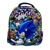 Mochila Escolar Grande Primaria Ruz Sonic Niño KULU 179437