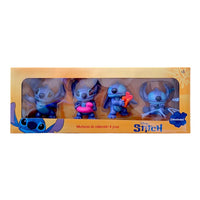 Coleccion de 4 Figuras de Stitch Juguete de Importacion DT-STI3-04S