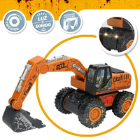 CYC Camion Excavadora Construccion Con Luz y Sonido Juguete de Importación HP1162159