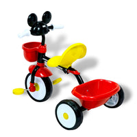 CYC Mickey Mouse Triciclo Con Canasta Y Cinturón Juguete de Importación 10154