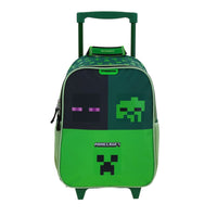Mochila Mediana Chenson Ruedas Preescolar Kinder Minecraft Const MC66049-G
