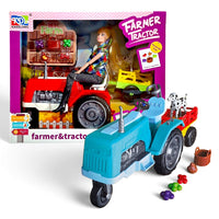 CYC Muñeca Granjera con Tractor Juguete Importacion