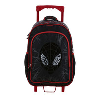 Mochila Escolar Grande Con Ruedas Chenson Miles Morales Marvel MNEG MM70832-3 Doble Poste
