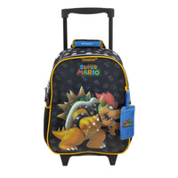Mochila Chica Kinder Con Ruedas Chenson Mario Bros Bowser MB70714-3 Woat