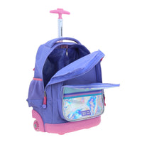 Mochila Chenson Con Ruedas Y Luces Led Vania Bachur Escolar Primaria VB70471-U MALVA