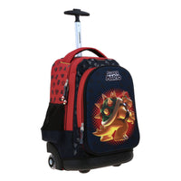 Mochila Grande Con Ruedas Y Luces Led Chenson Mario Bros Bowser MB70209-3 Bowie