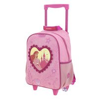 Mochila Chica Chenson Con Ruedas Preescolar Kinder Princesas Ariel PR70195-P BFF