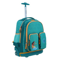 Mochila Chenson Con Ruedas Y Luces Led Disney Princesa Moana Escolar Primaria PR70399-T Hei