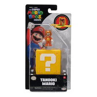 6 Figuras con Bloque 3cm Mario Bros Jakks