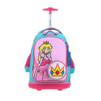 Mochila Grande Con Ruedas Y Luces Led Chenson Super Mario Bros Peach TUCH MB71148-T
