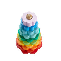 Fisher Price Pila De Aritos De Madera Juguete HXT77 Mattel