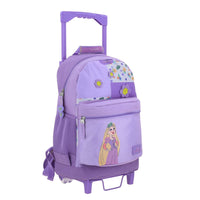 Mochila Grande Con Ruedas Chenson Disney Princesas Rapunzel PR70530-V Paski