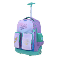 Mochila Chenson Con Ruedas Y Luces Led Disney Princesas Ariel Escolar Primaria PR70270-V Deeper
