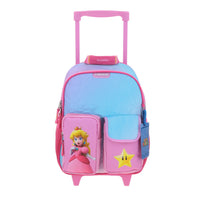 Mochila Chica Kinder Con Ruedas Chenson Mario Bros Peach MB70434-P Kiut