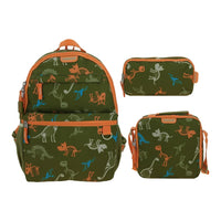 Set Kit Mochila Grande Lonchera y Lapicera Chenson Dinosaurio Keto CO70771-G