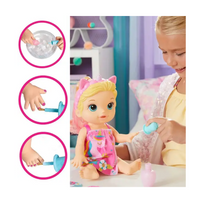 Baby Alive Muñeca Bebe Día De Spa Unicornio F3564 Hasbro