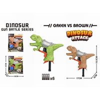 CYC Pistola Dinosaurio Lanza Dardos Juguete De Importacion HP1162255