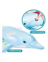 Montable Salvavidas Delfin Para Alberca Intex Inflable 58535