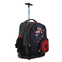 Mochila Escolar Grande Con Ruedas Y Luces Led Chenson Miles Morales Marvel FOSTER MM71020-2
