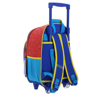 Mochila Mediana Chenson Ruedas Niño Escolar Llantas Kinder Mario Bros SQUAT MB66371-R Carro de Fabrica