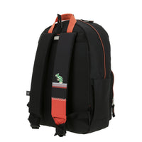 Mochila Grande Escolar Chenson Mario Bros Fuego MB66156-3