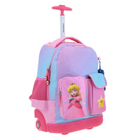 Mochila Grande Con Ruedas Y Luces Led Chenson Mario Bros Peach MB70433-P Kiut