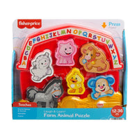 Rompecabezas Fisher-price Granja Mattel