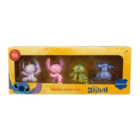 Coleccion de 4 Figuras de Disney Stitch Juguete de Importacion DT-STI3-MT4S