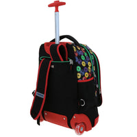 Mochila Grande Con Ruedas Y Luces Led Chenson Miles Morales Marvel Feiquer MM70322-3