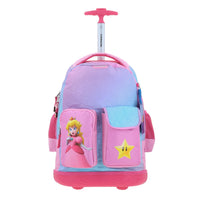 Mochila Grande Con Ruedas Y Luces Led Chenson Mario Bros Peach MB70433-P Kiut