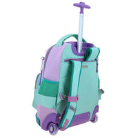 Mochila Chenson Con Ruedas Y Luces Led Disney Princesas Ariel Escolar Primaria PR70467-T Luriel