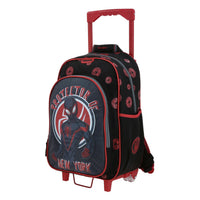 Mochila Grande Con Ruedas Y Luces Led Chenson Miles Morales Marvel ROCT MM70867-3