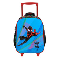 Mochila Chica Kinder Con Ruedas Chenson Miles Morales Marvel Feiquer MM70323-3