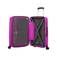 Maleta Samsonite Expandible Sunside Morado Mediano 20-23 kg