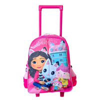 FM Mochila Ruedas Chica kinder Preescolar La Casa de Gabby Book GB204K35WH