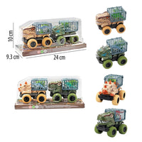 CYC Set de 2 Carro De Cabeza De Dinosaurio Juguete De Importacion SH23022806