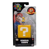 6 Figuras con Bloque 3cm Mario Bros Jakks