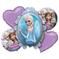 Ramo 5 Globos Bouquet Frozen Disney Gigante Anagram Pky0m01