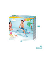 Montable Salvavidas Delfin Para Alberca Intex Inflable 58535
