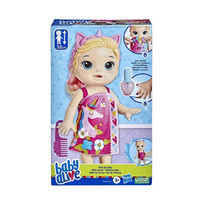 Baby Alive Muñeca Bebe Día De Spa Unicornio F3564 Hasbro