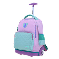 Mochila Chenson Con Ruedas Y Luces Led Disney Princesas Ariel Escolar Primaria PR70467-T Luriel