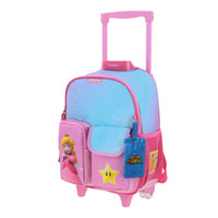 Mochila Chica Kinder Con Ruedas Chenson Mario Bros Peach MB70434-P Kiut
