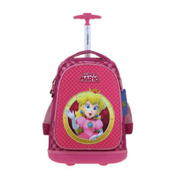 Mochila Escolar Grande Con Ruedas Y Luces Led Chenson Mario Bros Peach MB70734-P Barb