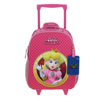 Mochila Chica Kinder Con Ruedas Chenson Mario Bros Peach MB70184-P Barb