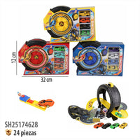 CYC Autopista Portable Con Lanzador y Vehiculos SH25174628