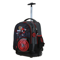 Mochila Escolar Grande Con Ruedas Y Luces Led Chenson Miles Morales Marvel FOSTER MM71020-2