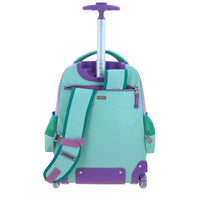 Mochila Chenson Con Ruedas Y Luces Led Disney Princesas Ariel Escolar Primaria PR70467-T Luriel