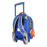 Mochila Con Ruedas Dragon Ball Sayayin Blue Yadatex