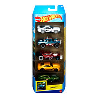 Vehículo Hot Wheels Paquete 5 Autos Varios Modelos 01806 Mattel